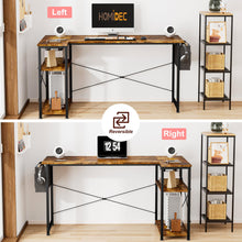 Load image into Gallery viewer, Omar Computer Corner Desk - Rustic Brown