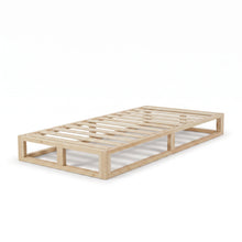 Load image into Gallery viewer, Loom Single Wooden Bed Frame - Natural