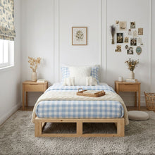 Load image into Gallery viewer, Loom Single Wooden Bed Frame - Natural
