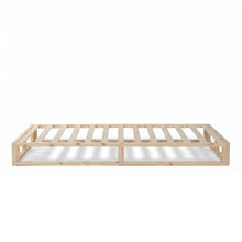 Load image into Gallery viewer, Loom King Single Wooden Bed Frame - Natural