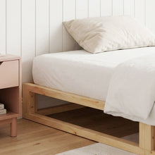 Load image into Gallery viewer, Loom King Single Wooden Bed Frame - Natural