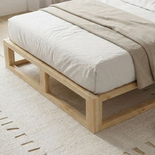 Load image into Gallery viewer, Loom King Single Wooden Bed Frame - Natural