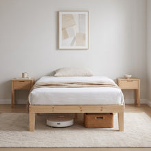 Load image into Gallery viewer, Miro Single Wooden Bed Frame - Natural