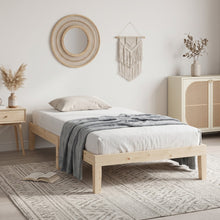Load image into Gallery viewer, Miro King Single Wooden Bed Frame - Natural