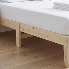 Load image into Gallery viewer, Miro King Single Wooden Bed Frame - Natural