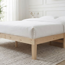Load image into Gallery viewer, Miro Queen Wooden Bed Frame - Natural