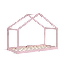 Load image into Gallery viewer, Homi Single Wooden Bed Frame - Pink