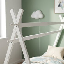 Load image into Gallery viewer, Harbor Single Wooden Bed Frame - White
