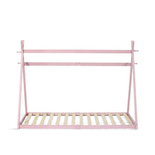 Load image into Gallery viewer, Harbor Single Wooden Bed Frame - Pink