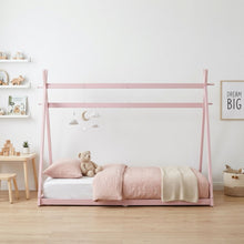 Load image into Gallery viewer, Harbor Single Wooden Bed Frame - Pink