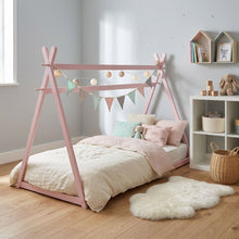Load image into Gallery viewer, Harbor Single Wooden Bed Frame - Pink