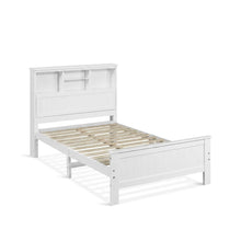 Load image into Gallery viewer, Sprout King Single Wooden Bed Frame - White