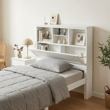 Load image into Gallery viewer, Sprout King Single Wooden Bed Frame - White