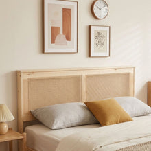 Load image into Gallery viewer, Tropi Queen Wooden Bed Frame - Natural