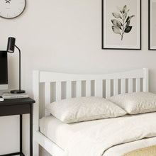 Load image into Gallery viewer, Capra Double Wooden Bed Frame - White