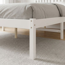 Load image into Gallery viewer, Capra Queen Wooden Bed Frame - White