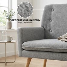 Load image into Gallery viewer, Lina Armchair - Light Grey