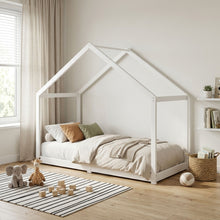 Load image into Gallery viewer, Homi Single Wooden Bed Frame - White