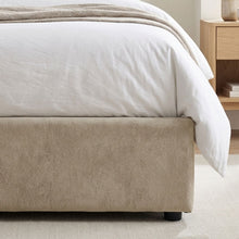 Load image into Gallery viewer, Isabella Queen Gas Lift Bed Frame - Light Taupe