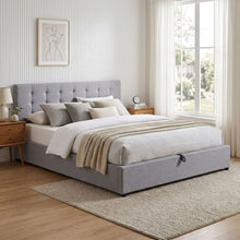 Load image into Gallery viewer, Abigail Super King Gas Lift Bed Frame - Grey