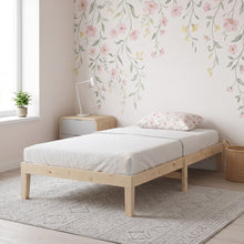 Load image into Gallery viewer, 24485-miro-king-single-wooden-bed-frame-natural-2606308