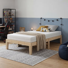 Load image into Gallery viewer, Miro Single Wooden Bed Frame - Natural