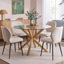 Load image into Gallery viewer, Nori Fabric Dining Chair - Set Of 4 - Beige