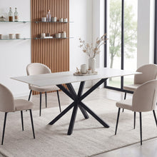 Load image into Gallery viewer, Frost Dining Table 160 x 90 x 78cm - White