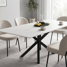 Load image into Gallery viewer, Frost Dining Table 160 x 90 x 78cm - White