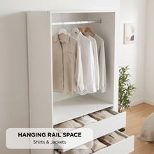 Load image into Gallery viewer, 23973-delta-4-drawer-wide-wardrobe-white-2607095