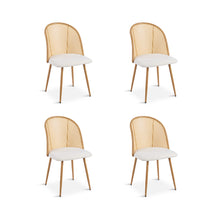 Load image into Gallery viewer, Palm Flannel Dining Chair - Set Of 4 - Beige