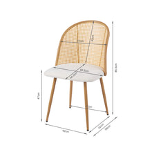 Load image into Gallery viewer, Palm Flannel Dining Chair - Set Of 4 - Beige
