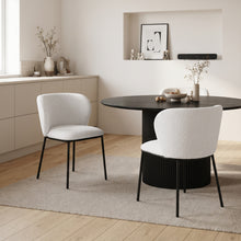 Load image into Gallery viewer, Dune Boucle Dining Chair - Set Of 2 - White
