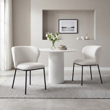 Load image into Gallery viewer, Dune Boucle Dining Chair - Set Of 2 - White