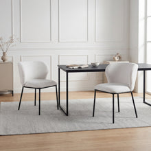 Load image into Gallery viewer, Dune Boucle Dining Chair - Set Of 2 - White