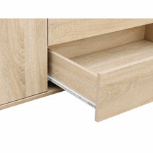 Load image into Gallery viewer, Bram 3 Door Wardrobe Cabinet with 2 Drawers - Oak