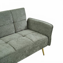 Load image into Gallery viewer, Forest 3 Seater Sofa Bed with Cup Holder - Green