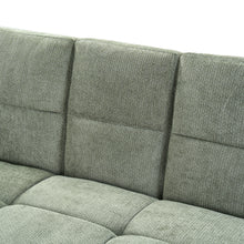 Load image into Gallery viewer, Forest 3 Seater Sofa Bed with Cup Holder - Green