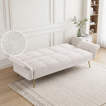 Load image into Gallery viewer, Forest 3 Seater Sofa Bed with Cup Holder - Beige