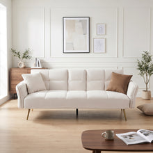 Load image into Gallery viewer, Forest 3 Seater Sofa Bed with Cup Holder - Beige