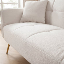 Load image into Gallery viewer, Forest 3 Seater Sofa Bed with Cup Holder - Beige