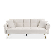 Load image into Gallery viewer, Forest 3 Seater Sofa Bed with Cup Holder - Beige