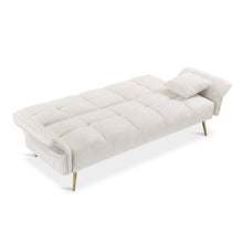 Load image into Gallery viewer, Forest 3 Seater Sofa Bed with Cup Holder - Beige