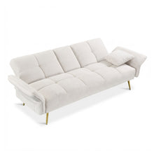 Load image into Gallery viewer, Forest 3 Seater Sofa Bed with Cup Holder - Beige