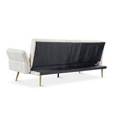 Load image into Gallery viewer, Forest 3 Seater Sofa Bed with Cup Holder - Beige