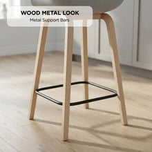 Load image into Gallery viewer, 24362-kai-metal-bar-stool-65cm-set-of-4-grey-2607216