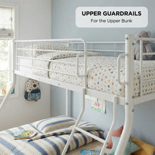 Load image into Gallery viewer, 24348-link-metal-triple-bunk-bed-frame-white-2607215