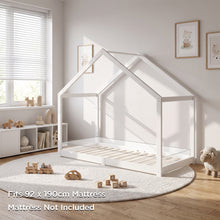 Load image into Gallery viewer, Homi Single Wooden Bed Frame - White