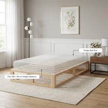 Load image into Gallery viewer, 24480-loom-single-wooden-bed-frame-natural-2607212