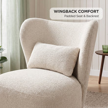 Load image into Gallery viewer, Nook Chenille Armchair - Light Khaki